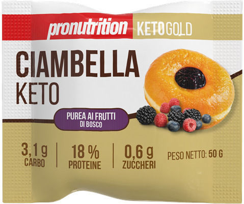 Keto Donut Früchte Des Waldes 50g ProNutrition
