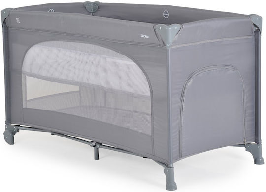 Moni Playpen 2 Levels with Mattress Grey 69x128cm