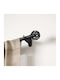 Umbra Extendable Metal Curtain Pole Matte Black Aria Cage Pinpoint Φ2.5 107-305 cm