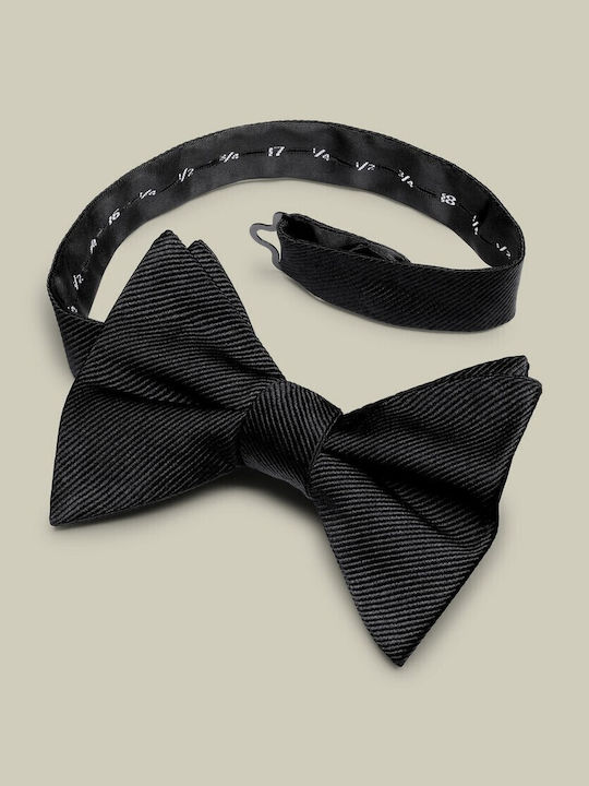 Charles Tyrwhitt Herren Fliegen Fertig Gebunden Seide Charles Tyrwhitt Schwarz