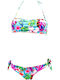 Byblos Damen Triangel-Bikini-Set K 885540 Col Acqua Flowers