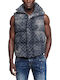 Sleeveless Denim Jacket Blue