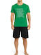 Best Touch Summer Men's Pyjama Green
