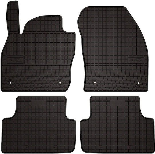 Rubber Car Mats Volkswagen T-cross Crossover 2019 Black Fitted