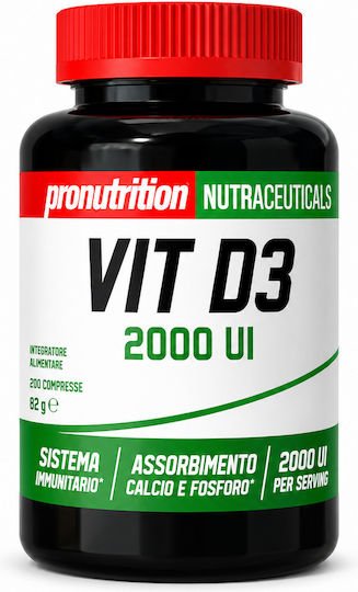 ProNutrition Vitamin D3 Vitamin for Immune Support & Bone Health 2000iu 180 Capsules