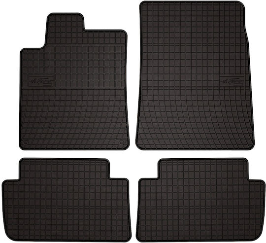 Rubber Car Mats Citroen C5 I Sedan Estate 2001-2008 Black Fitted