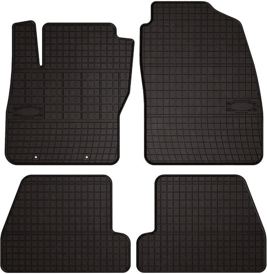 Gummi Auto Fußmatten Ford Focus Mk3 Hatchback Sedan Estate 2010-2018 Schwarz Eingebaut