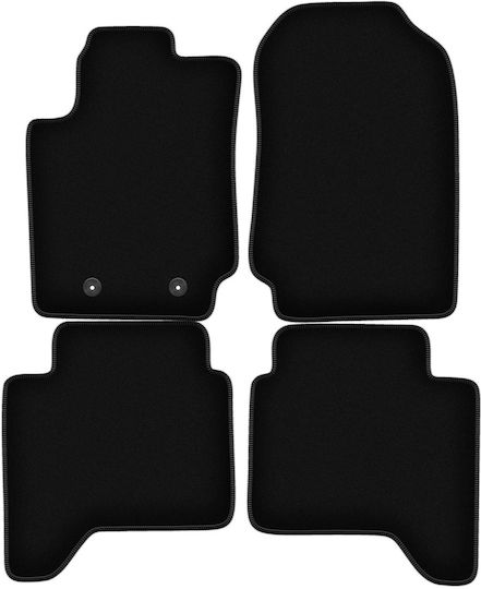 Covorașe Auto Velur Negre Basic Ford Ranger Mk5 Ridicare Fl 2015-2022