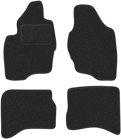 Velour Car Mats Mitsubishi Pajero Iii Off-road 1999-2006 Anthracite