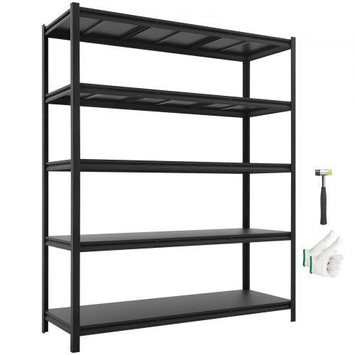 Vevor Dexion Shelf 151.1x52.2x181.3cm With 5 Shelves Total Load Capacity 1361kg