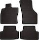 Rubber Car Mats Volkswagen Golf Vii Alltrack Hatchback Estate Variant 2012-2020 Black Fitted