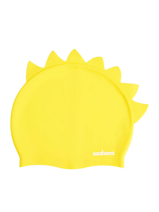 Seabeez Spike Kids Swim Cap Yellow Seabeez Spike Kids Swim Cap Yellow