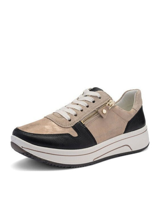 Ara Women's Anatomic Sneakers Beige-Black