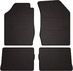Rubber Car Mats Renault Thalia I Sedan 2000-2010 Black Fitted Rubber Car Mats Renault Thalia I Sedan 2000-2010 Black Fitted