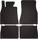 Gummi Auto Fußmatten Lexus LS III Limousine 2000-2006 Schwarz Passgenau