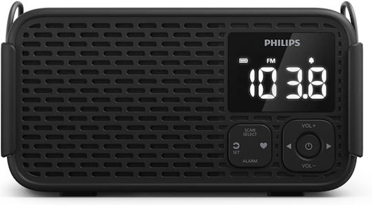Philips TAR3500/00 Επιτραπέζιο Ραδιόφωνο Ηλιακό Μαύρο