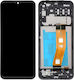 Samsung A145p A145r Galaxy A14 4g Copy Lcd Yellow Flex Display + Touch Unit + Front Cover Black Oem