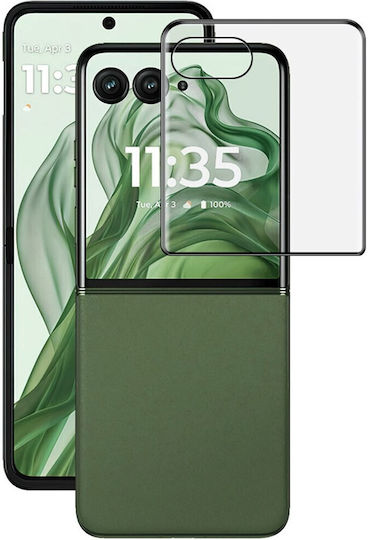 Motorola Razr 50 Ultra 5g Razr 70 Plus 5g Imak Curved Προστατευτικό Τζαμάκι Δευτερεύουσας Οθόνης Transparent