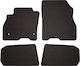 Rubber Car Mats Nissan Leaf I Hatchback 2010-2017 Black Fitted