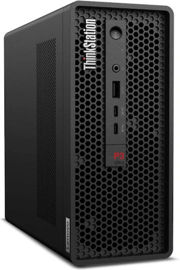 Lenovo ThinkStation P3 Ultra SFF G2 Desktop PC (Ultra 9-285/64GB DDR5/1TB SSD/W11 Pro) cu Tastatură (US)