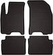 Rubber Car Mats Chevrolet Kalos Hatchback Sedan 2004-2007 Black Fitted