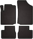 Rubber Car Mats Citroen C3 I Hatchback 2002-2009 Black Fitted