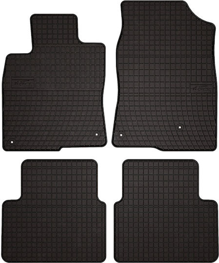 Rubber Car Mats Honda Civic X Hatchback 2017-2021 Black Fitted