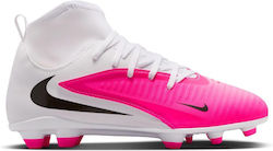 Nike Phantom 6 High Club FG/MG Ghete De Fotbal Pentru Copii Cu Crampoane Fuchsia Nike Phantom 6 High Club FG/MG Ghete De Fotbal Pentru Copii Cu Crampoane Fuchsia