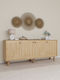 Wooden Console Multicolour L180xW40xH75cm