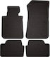 Rubber Car Mats Bmw 1 F23 Cabrio 2011-2019 Black Fitted