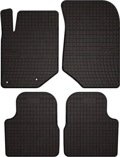 Gummi Auto Fußmatten Citroen C4 III Hatchback 2020 Schwarz Passgenau