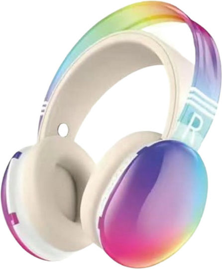 PG581 Ασύρματα Bluetooth Over Ear Ακουστικά με 5 ώρες Λειτουργίας Πολύχρωμα
