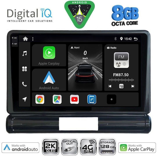 Digital IQ Ηχοσύστημα Αυτοκινήτου για Citroen C3 / DS3 2016 (Bluetooth/USB/WiFi/GPS/Apple-Carplay/Android-Auto) με Οθόνη Αφής 9"