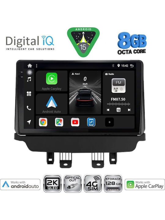 Digital IQ Car Audio System for Mazda CX-3 2014-2023 (Bluetooth/USB/WiFi/GPS/Apple CarPlay/Android Auto) with 9" Touch Screen