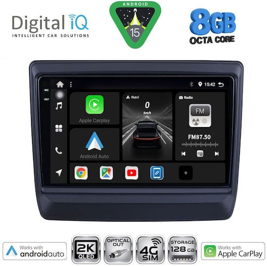 Digital IQ Ηχοσύστημα Αυτοκινήτου Isuzu D-Max 2020 (Bluetooth/USB/WiFi/GPS/Apple-Carplay/Android-Auto) με Οθόνη Αφής 9"