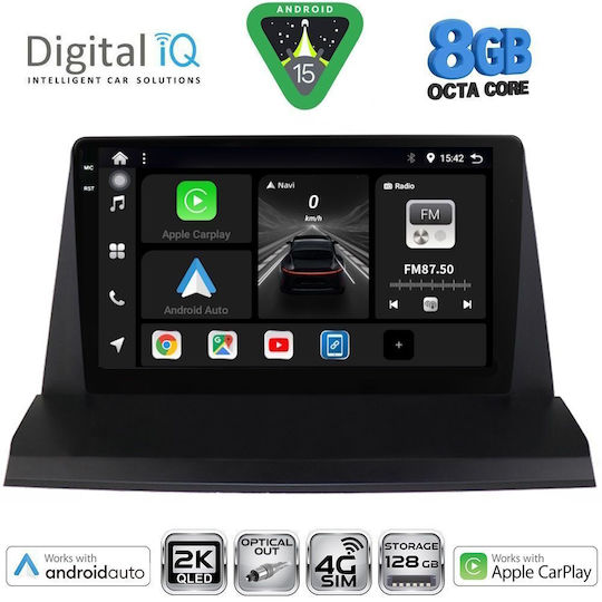 Digital IQ Car Audio System for Lexus NX 2014-2022 (Bluetooth/USB/WiFi/GPS/Apple CarPlay/Android Auto) with 9" Touch Screen