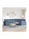 Corner Blue Couch 317x217x64cm