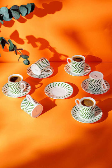 SteweHome SteweHome Kaffee Tasse aus Porzellan Grün 90ml
