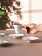 SteweHome Set Coffee Cups Made of Silver Porcelain 80ml 6 Pieces