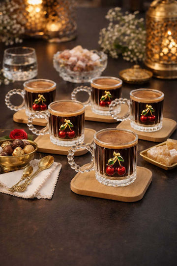 SteweHome Set Cesti Maro Bambus Maro 130ml 12 Bucăți