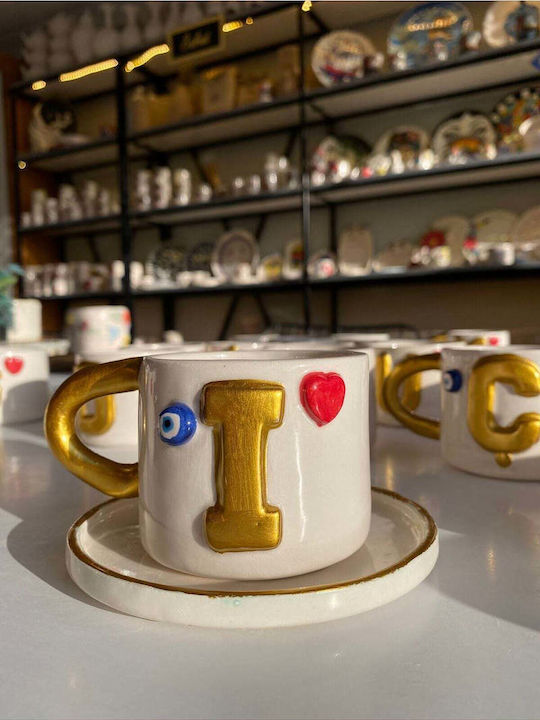 SteweHome Ceramic White Coffee Cup 135ml