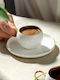 SteweHome SteweHome Set Tassen Kaffee Aus Porzellan Weiße 110ml 12Stücke