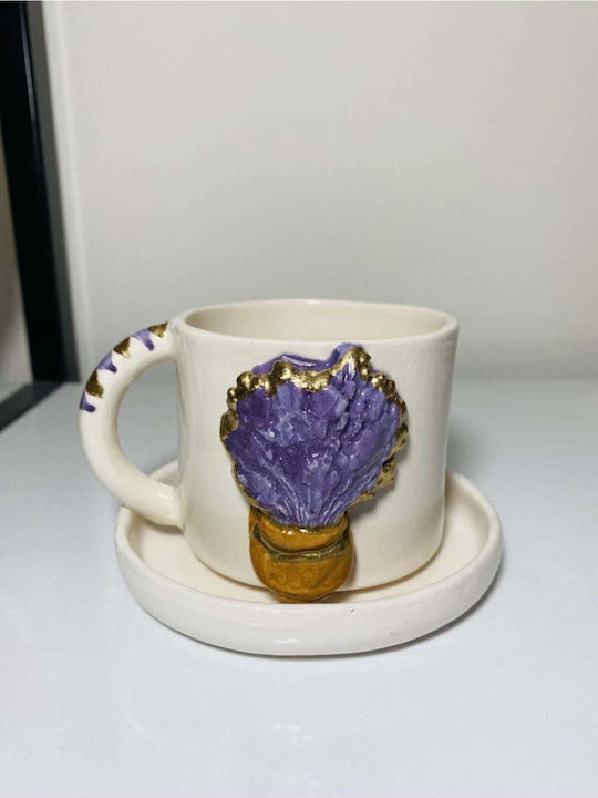 SteweHome SteweHome Keramische Kaffee Tasse Gold
