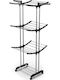 SteweHome Folding Floor Clothes Drying Rack Made of Plastic