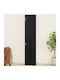 Biblioteci Negre Stejar (2 buc) 50x41x225 cm