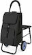 Stoff Einkaufswagen Klappbar Schwarzes 100x35x30cm