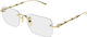 Gucci Gg0998s-001 52 Eyeglass Frames