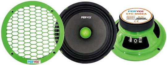 PerVoi CTC-6566A Ηχείο Αυτοκινήτου 6.5" με 300W RMS (Midrange) Τεμάχιο