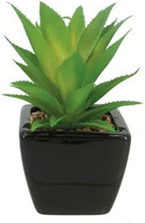 Decorative Potted Plant Green-Black 7.5x16cm Marhome 19325e