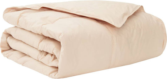 vidaXL Single Duvet Cover 135x200 Beige